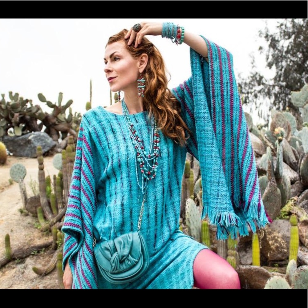 Vintage designer Japanese style dress.